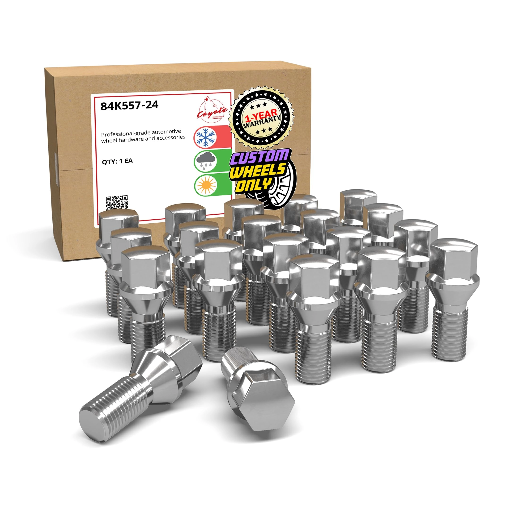 wheel accessories parts Lug Bolt - 24MM M14