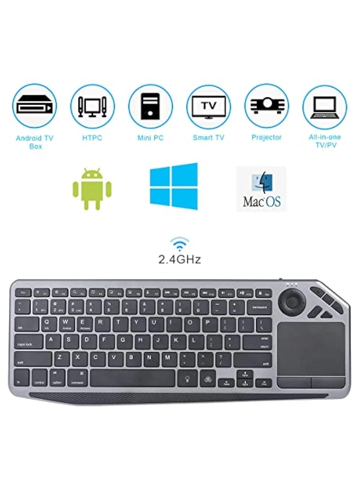 Ultimate Dual-Mode Wireless Keyboard - AR/EN Wireless