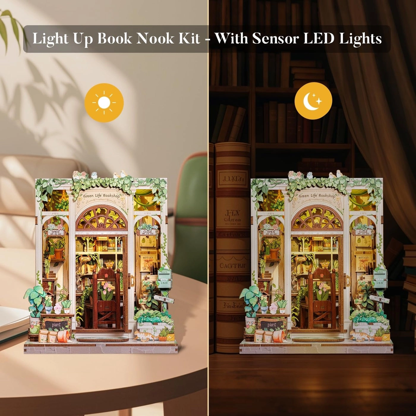 Book Nook - Floral 1:12