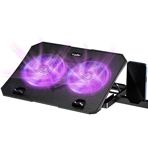 KeiBn Upgrade Laptop Cooling Pad - 2 Fans 10-15.6 Inch