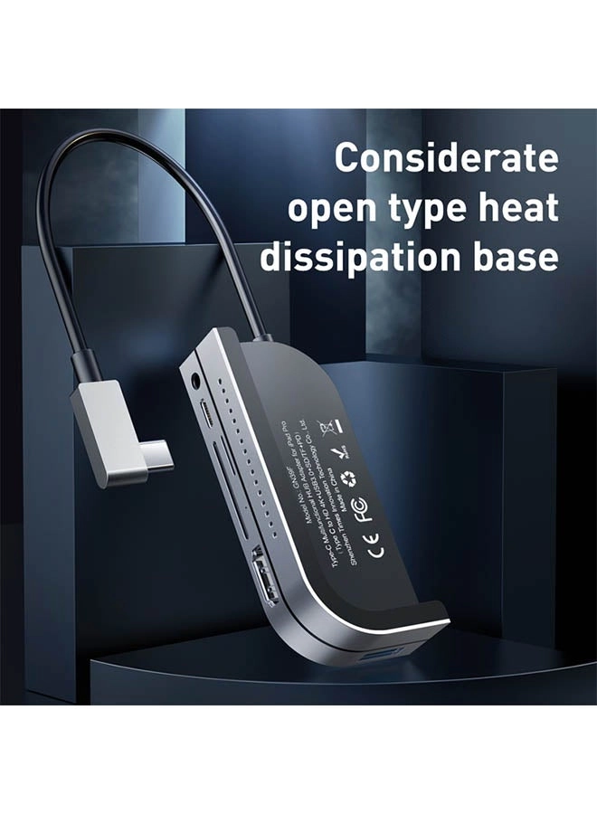 USB C Hub - 6-in-1 4K HDMI USB-C PD