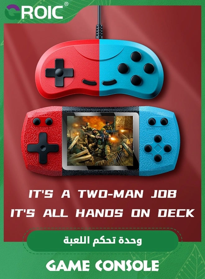 Retro Handheld Video Game Console - 620 Classic Games 3 Inch LCD Micro USB Rechargeable