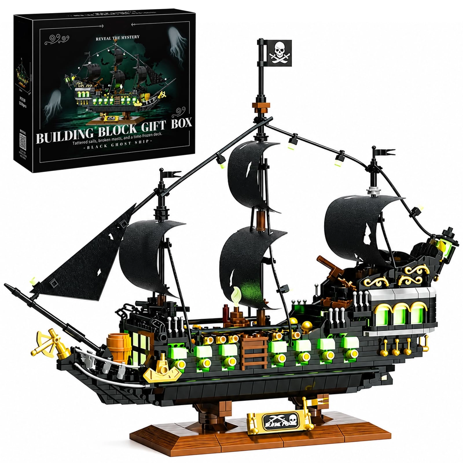 SHANTOU CITY CHENGHAI DISTRICT TAIGE TOYS FACTORY Pirate Ship - 1576 pcs