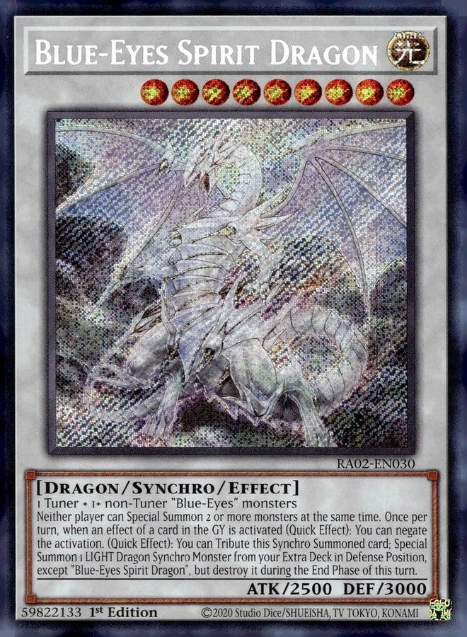 Yu-Gi-Oh! Blue-Eyes Spirit Dragon RA02-EN030