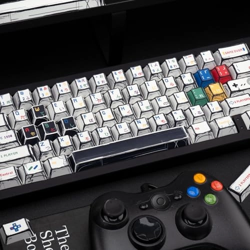 Manga Style PBT Keycaps Set - keyboard