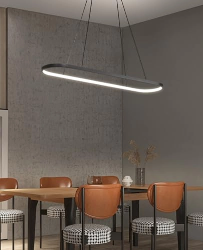 Hanging Dining Table Oval LED Lamp - 200 cm