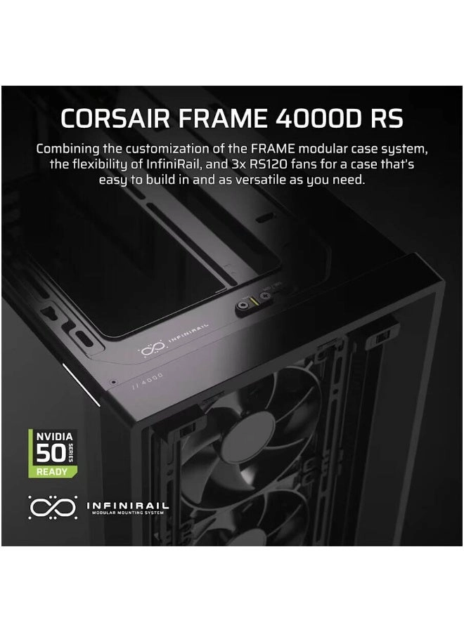 FRAME 4000D RS - TG Side Panel Mid-Tower ATX