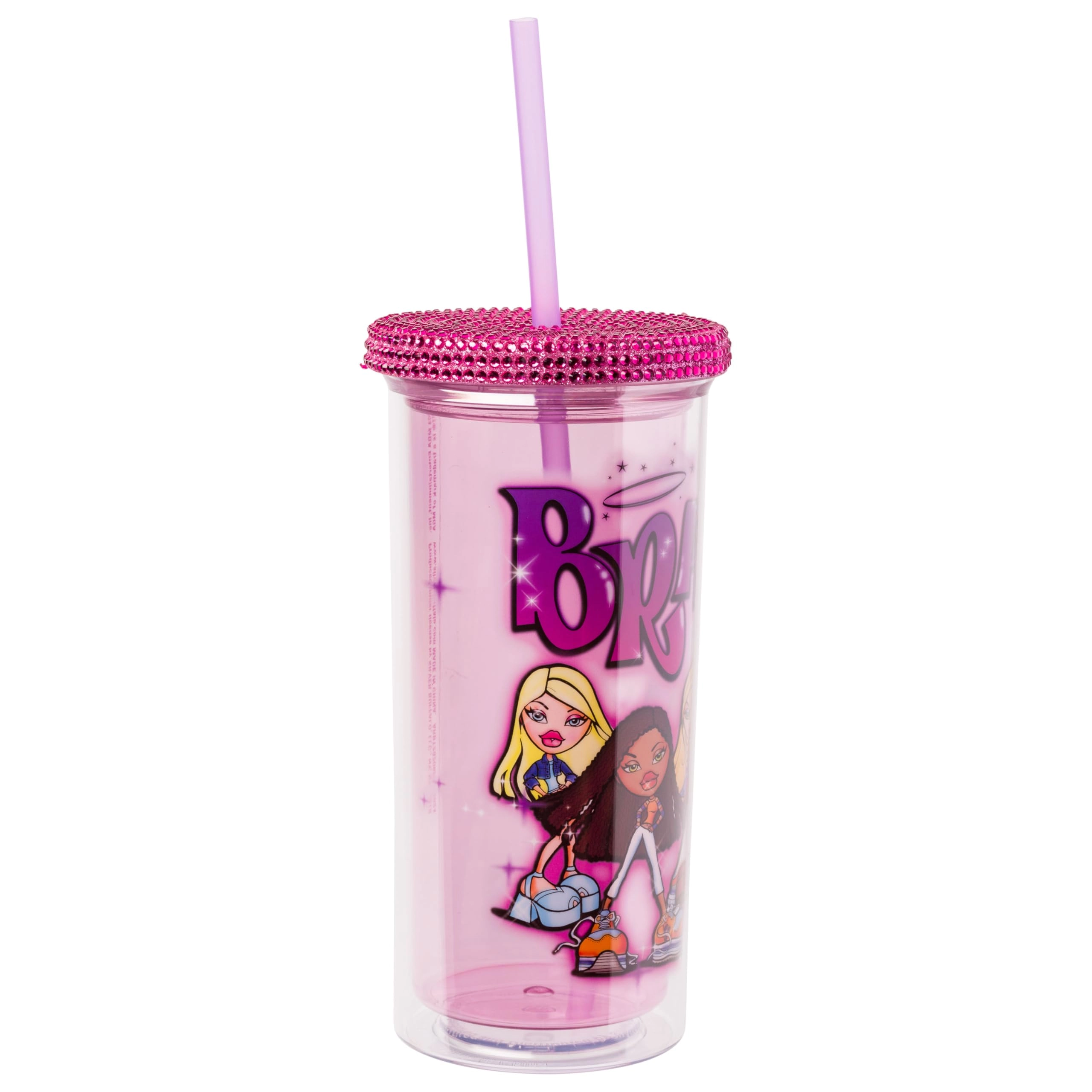 Bratz Reusable Cup - 1 pcs Rhinestone lid
