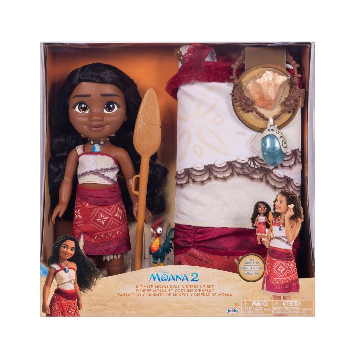 Moana Doll + Dress Up Set - Ages 36+