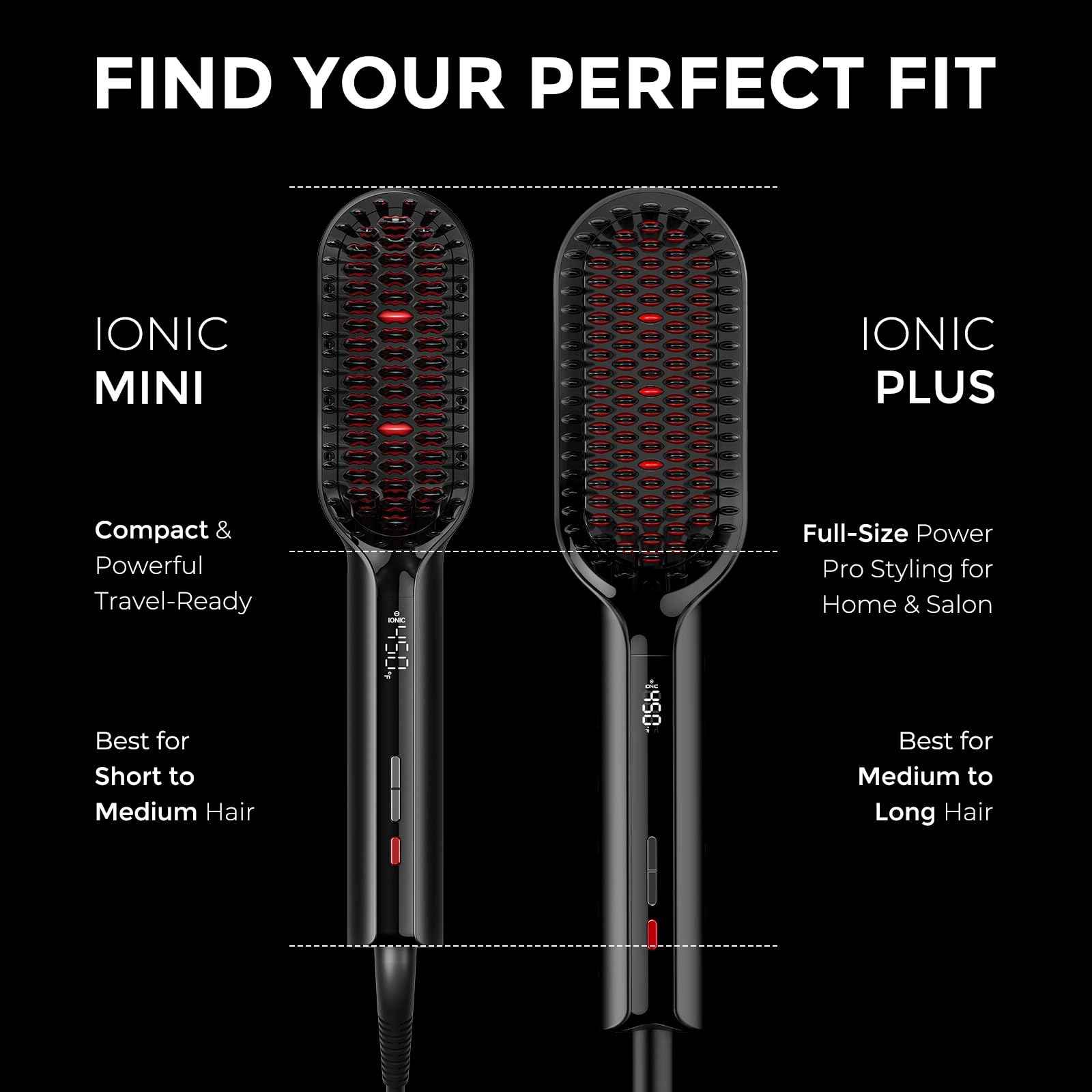 IONIC PLUS - 16 Temps Dual Voltage Gold