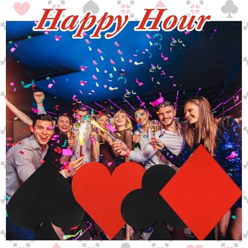 Jumbo Casino Playing Cards - 4 Pcs Birthday Party