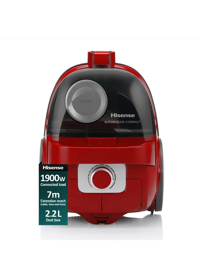 Hisense Vacuum Cleaner (HVC1901GACRCY)