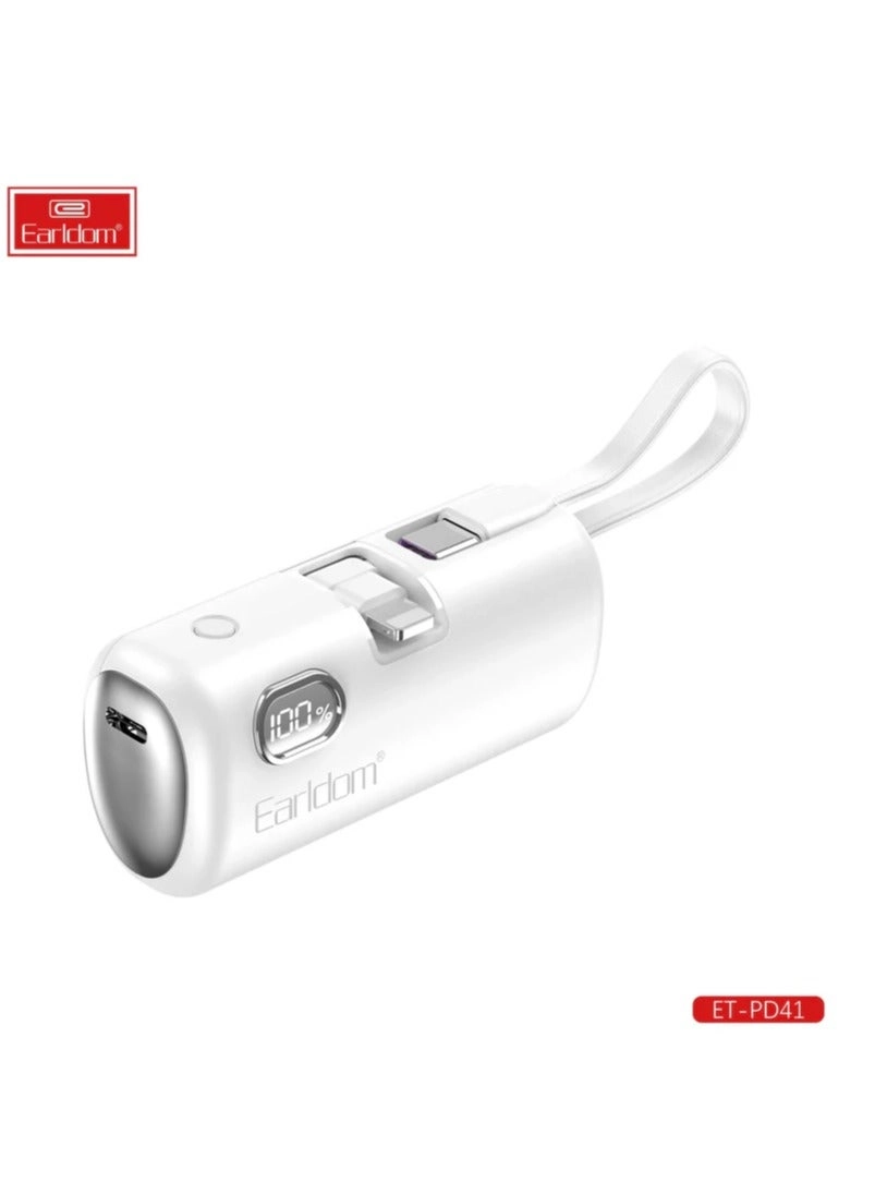 Pocket Power Bank - 5000 Watt-hour 2 Output Type-c