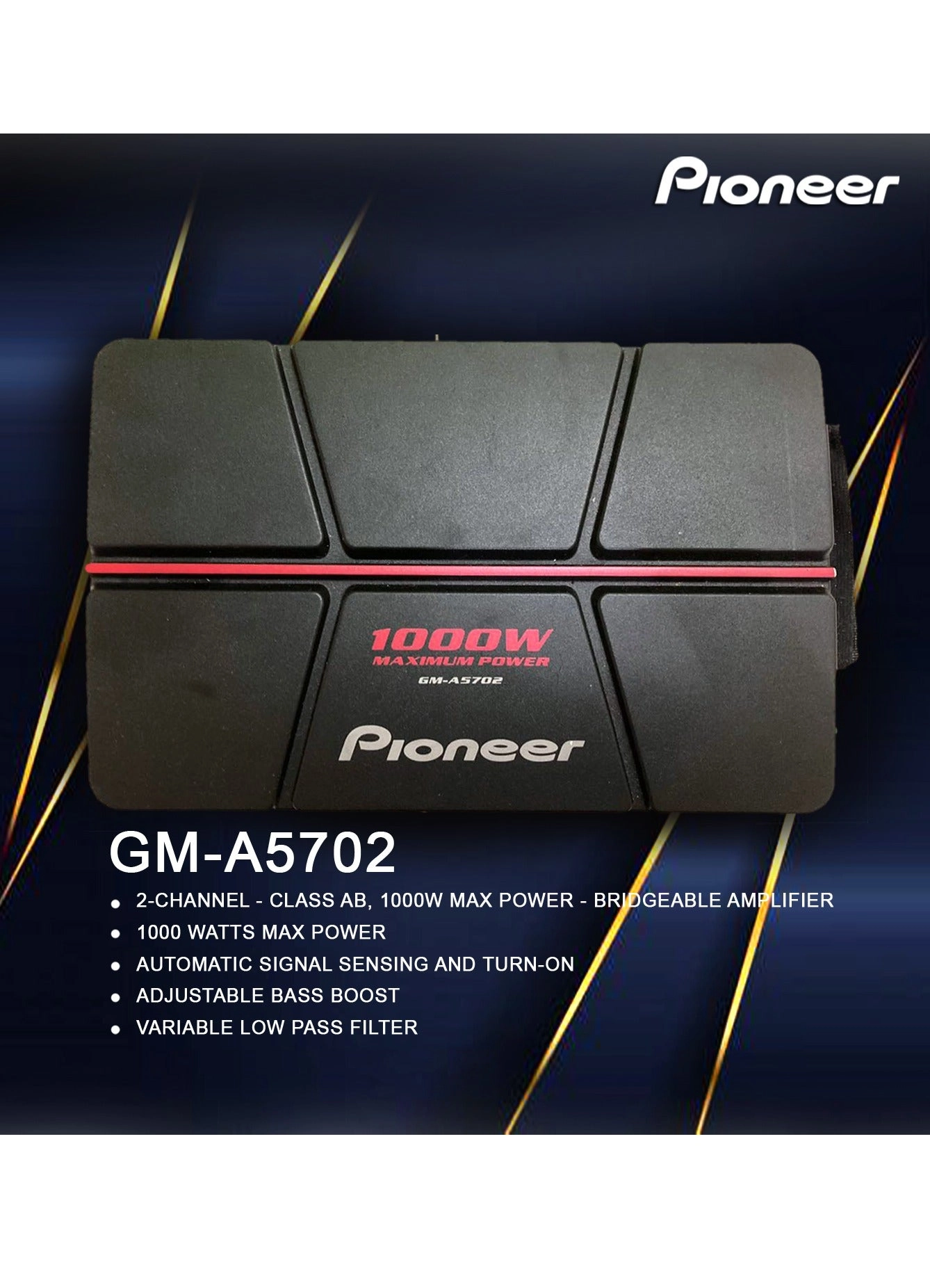 GM-A5702 - 2 Channel 1000 Watts