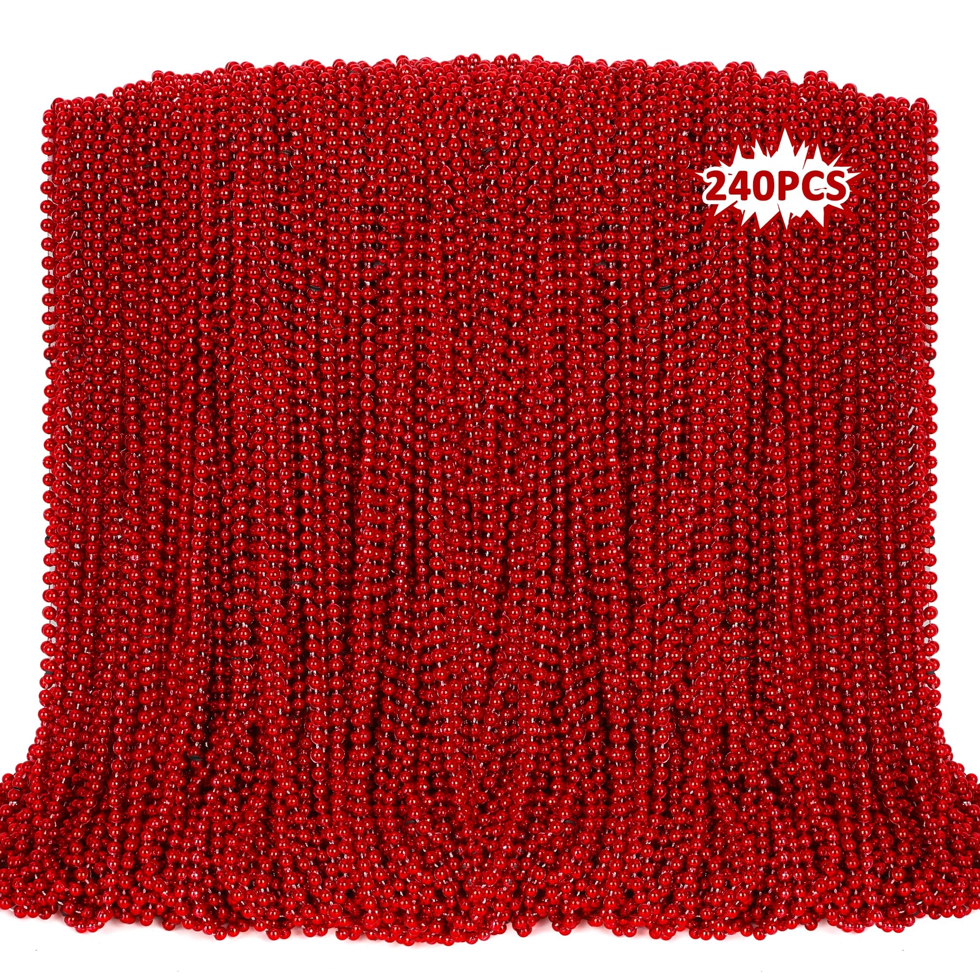 EOBOH Red Necklace - 240PCS Christmas
