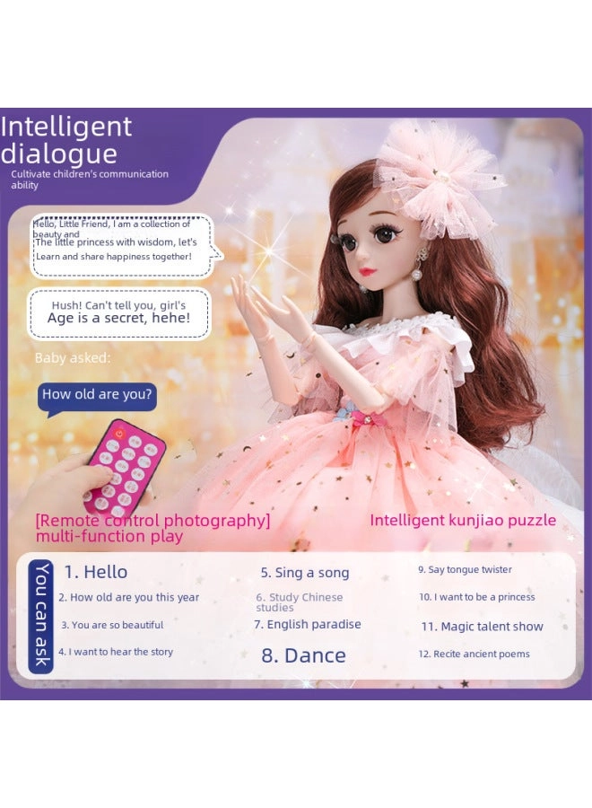 Princess Aisha Doll - 60cm Blink Music Edition 13 Pieces Of Clothing Gift Box