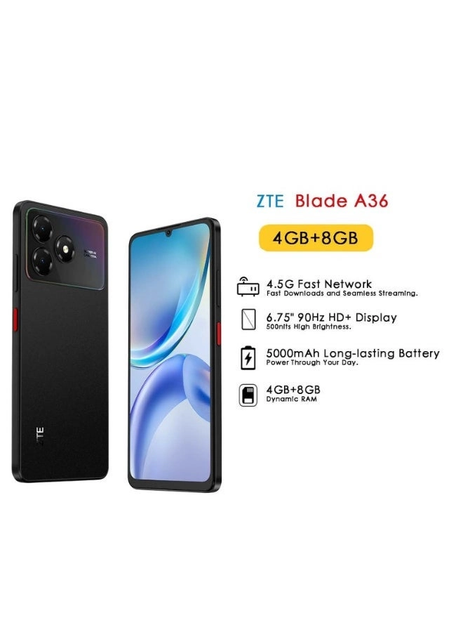 Blade A36 - 4GB+8GB 64GB + Nubia Rock Speaker - Magnetic Portable Bluetooth 3W