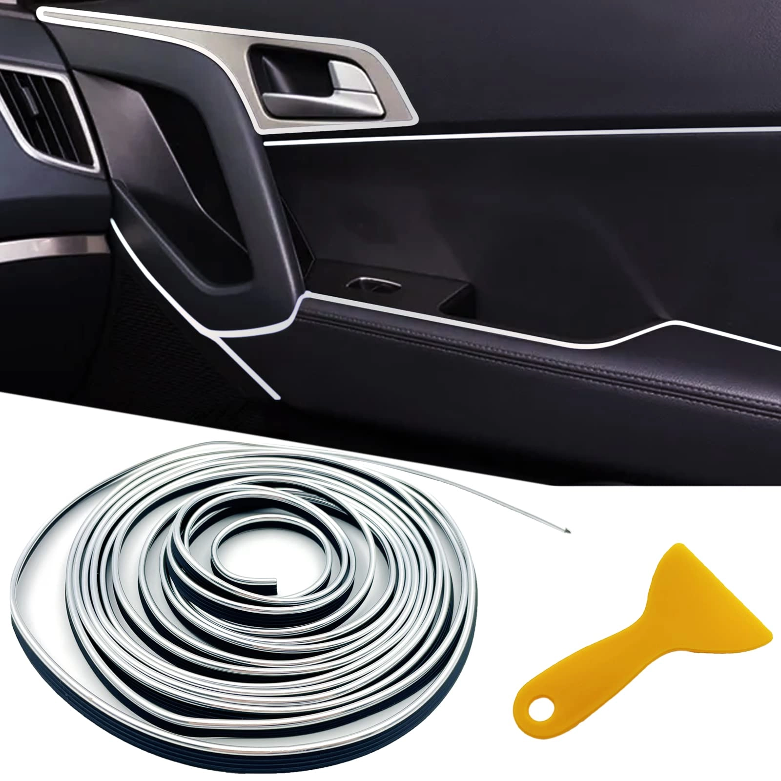 Car interior trim strip