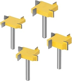 Saipe Spoilboard Surfacing Router Bit - 1/4" Set of 4
