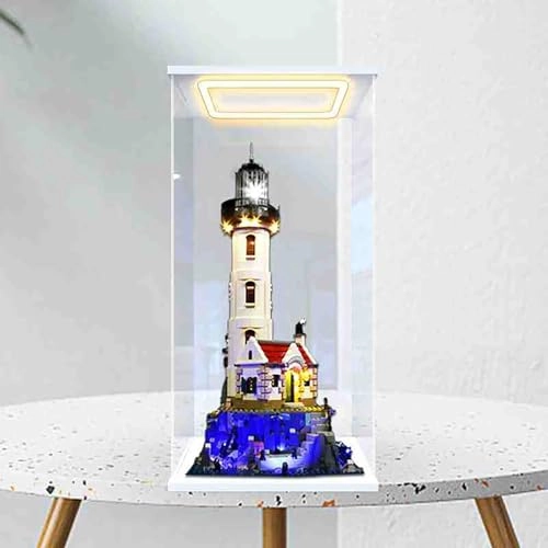 Display Case - Compatible with 21335 Dustproof Elegant Model with White Backlight (Display Case Only)