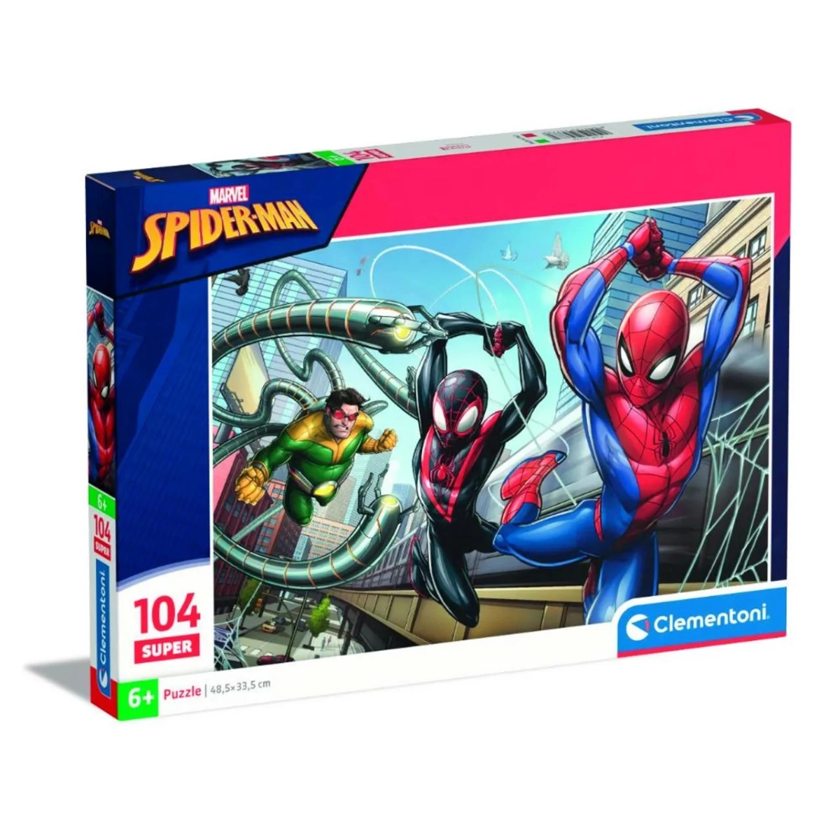 Clementoni Spiderman Hunted Puzzle (ALGT-25778) - 104 pcs