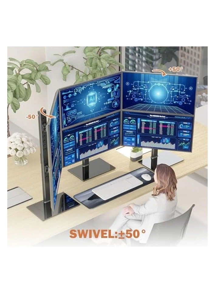 Dual Monitor Stand - 32 inch 75mm x 75mm 100mm x 100mm