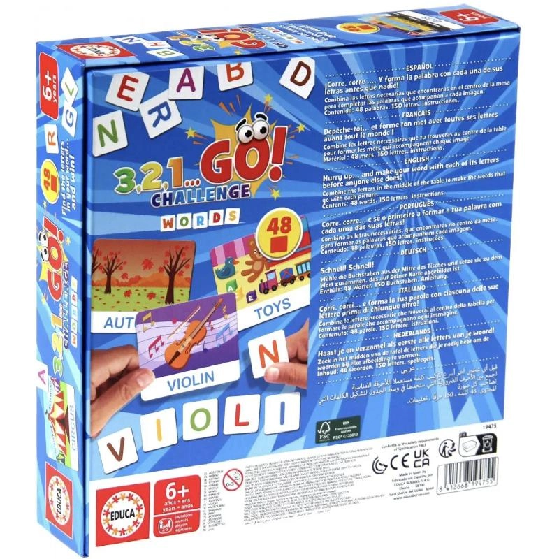 3 2 1...Go! Challenge: Words English - Strategy Game