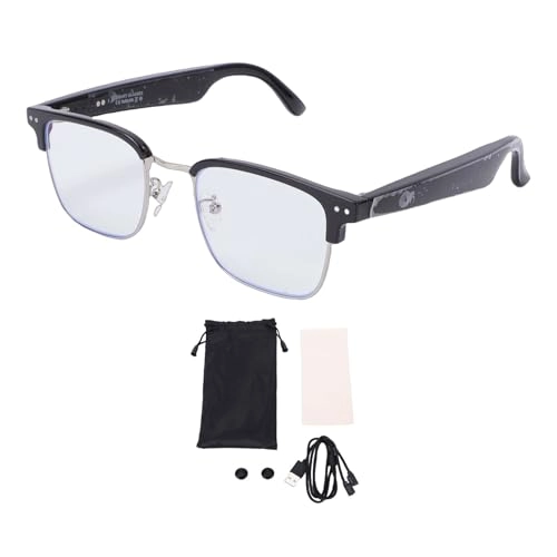 Video Glasses - Black Frame Clear Lens 150mAh
