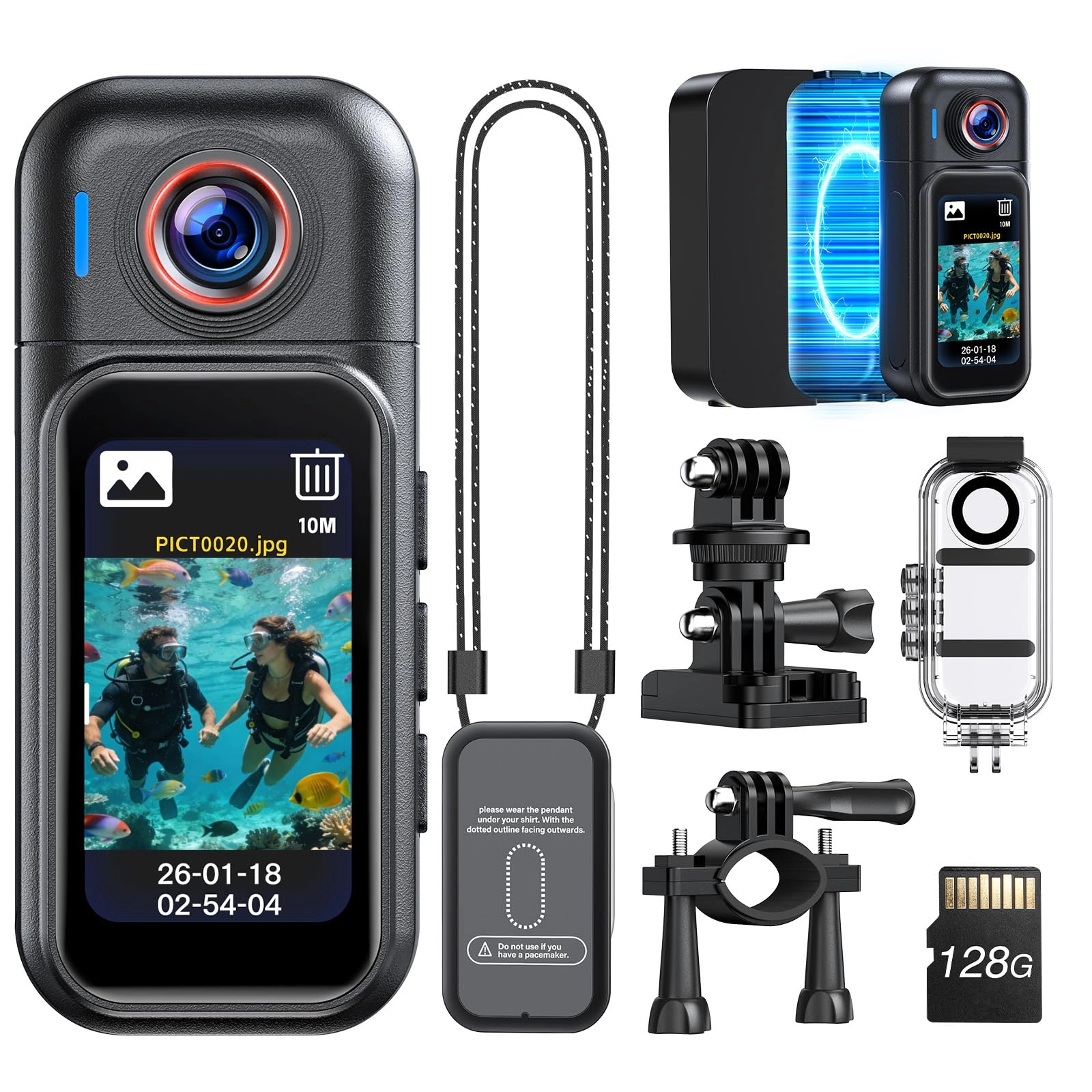 BOBLOV W3 - 1080p 128GB Bundle