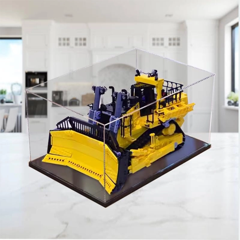 Technic Display Case (42131) - Clear Acrylic Black Bottom+top Light