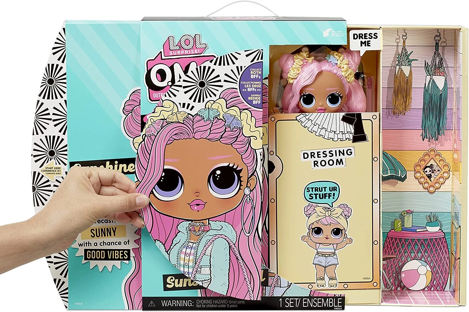 Stellar Gurl Fashion Doll - Sunshine Makeover Color Change