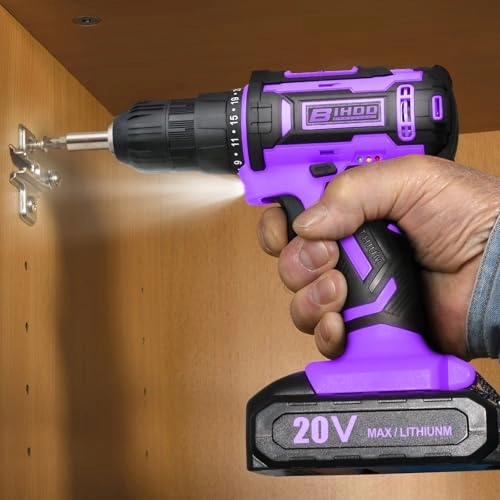 Cordless Drill - 20v 2000mah 25+1 Torque