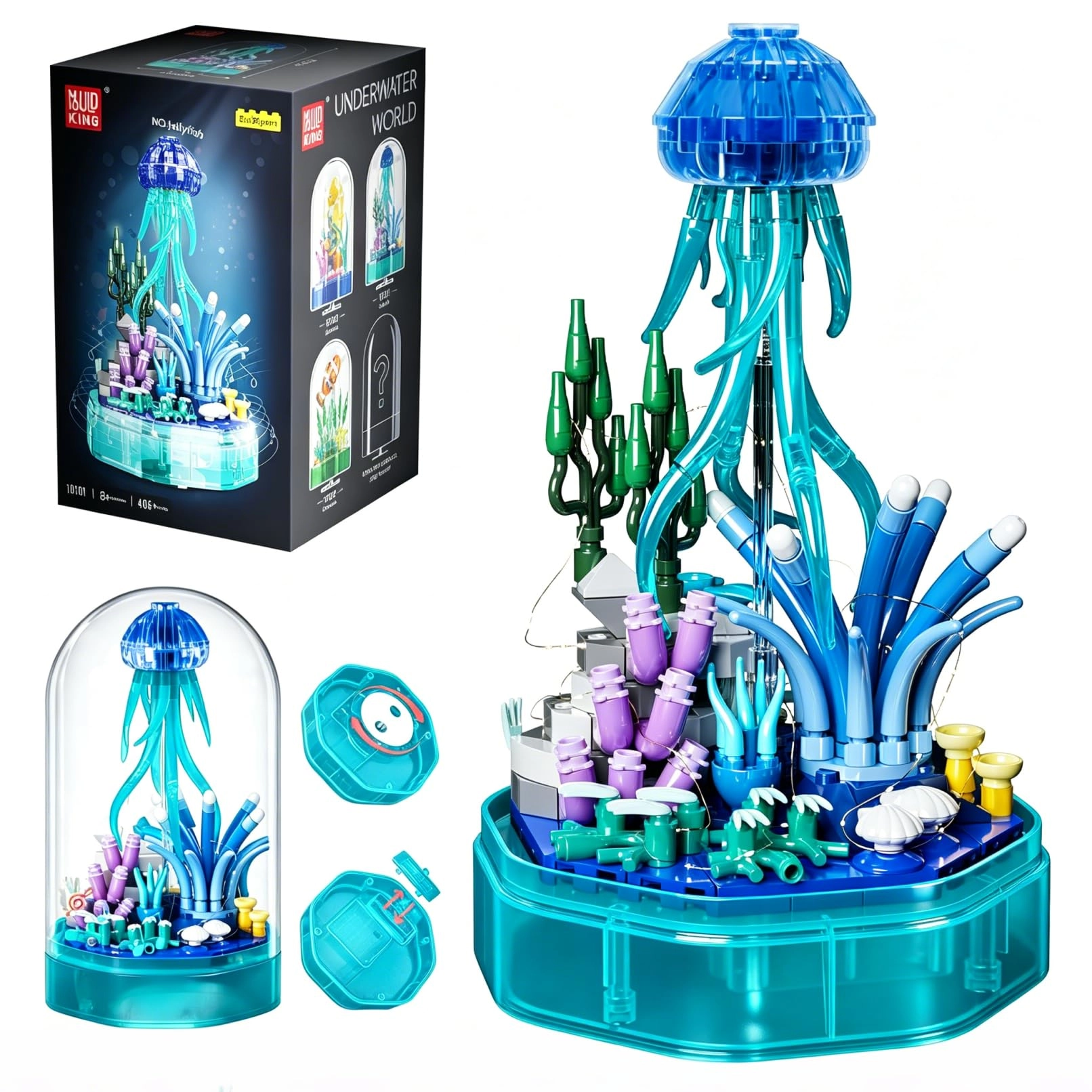 Guangdong Yuxing Technology Industry Co., Ltd Jellyfish Building Sets (10101) - Animal