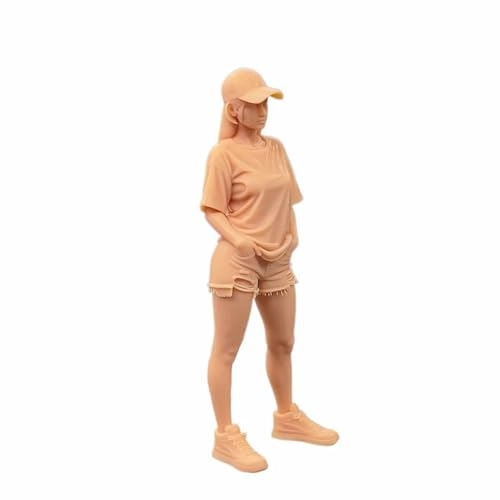Figure Trendy Woman with a Hat - 10 Pcs 1/72