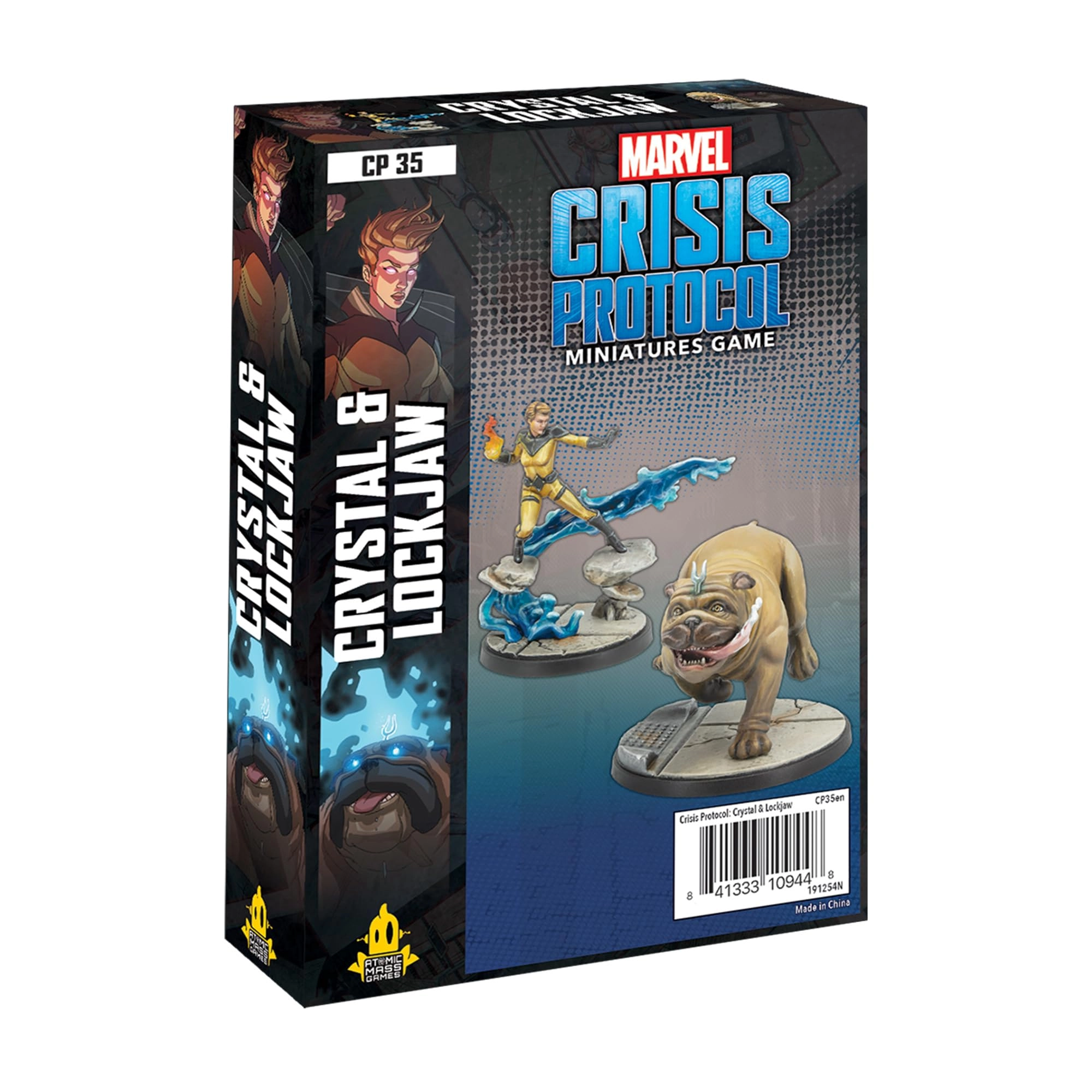 Atomic Mass Games Marvel Crisis Protocol: Crystal & Lockjaw Character Pack