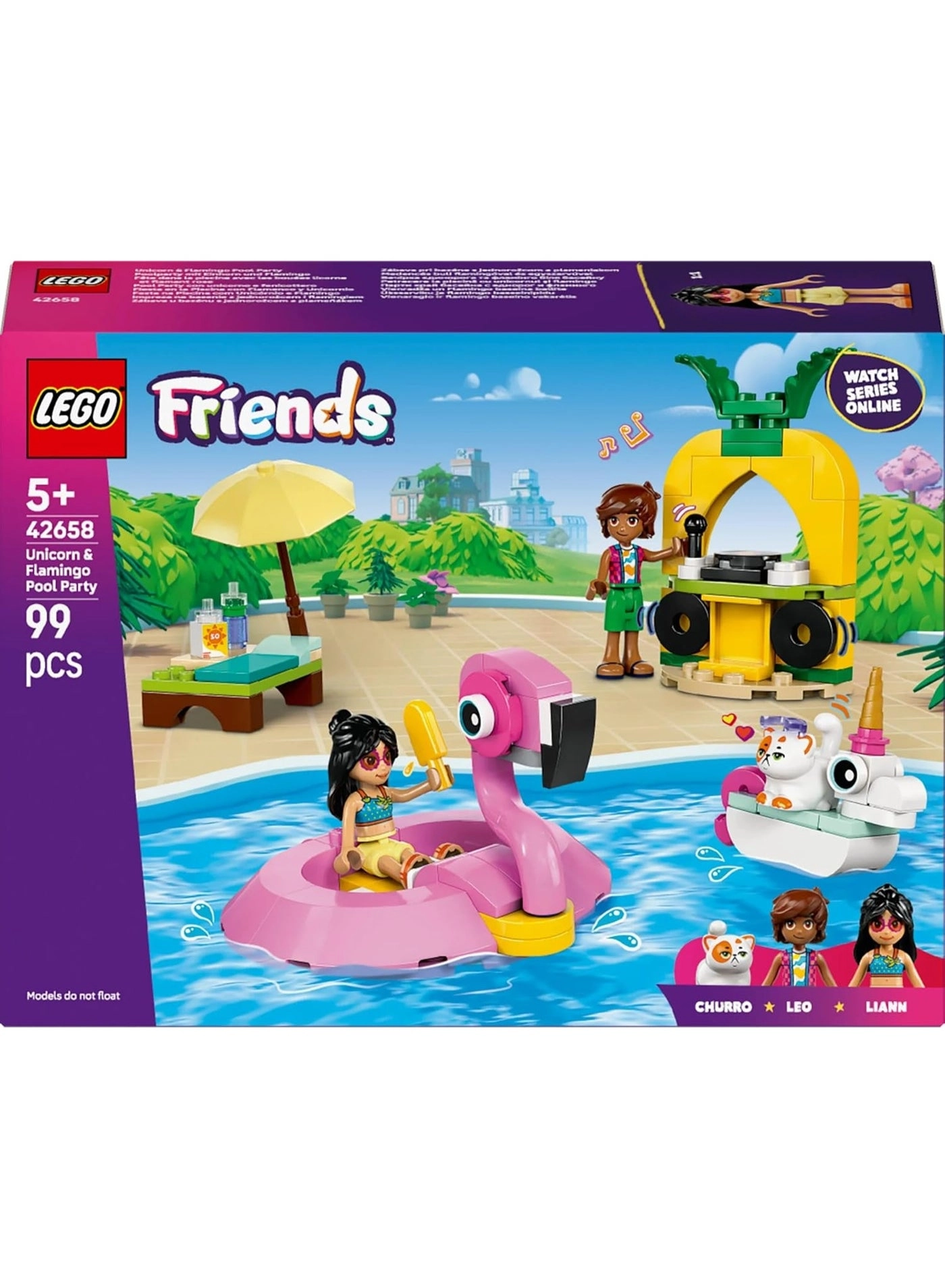 LEGO Friends Unicorn & Flamingo Pool Party