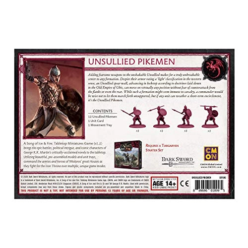 A Song of Ice and Fire Unsullied Pikemen Unit Box - Tabletop Miniatures