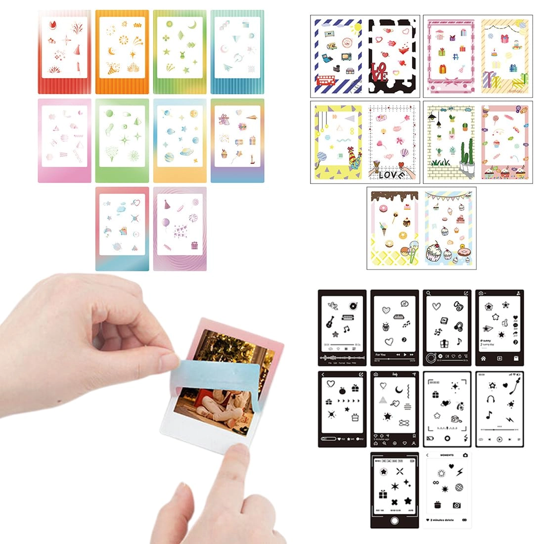 FENQURO Photo Border Stickers - Polyethylenterephthalat 30 piece(s)
