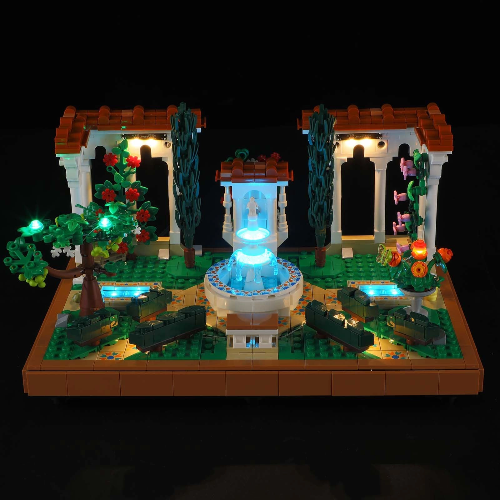 Mililier LED Light Kit for LEGO Icons Fountain Garden 10359