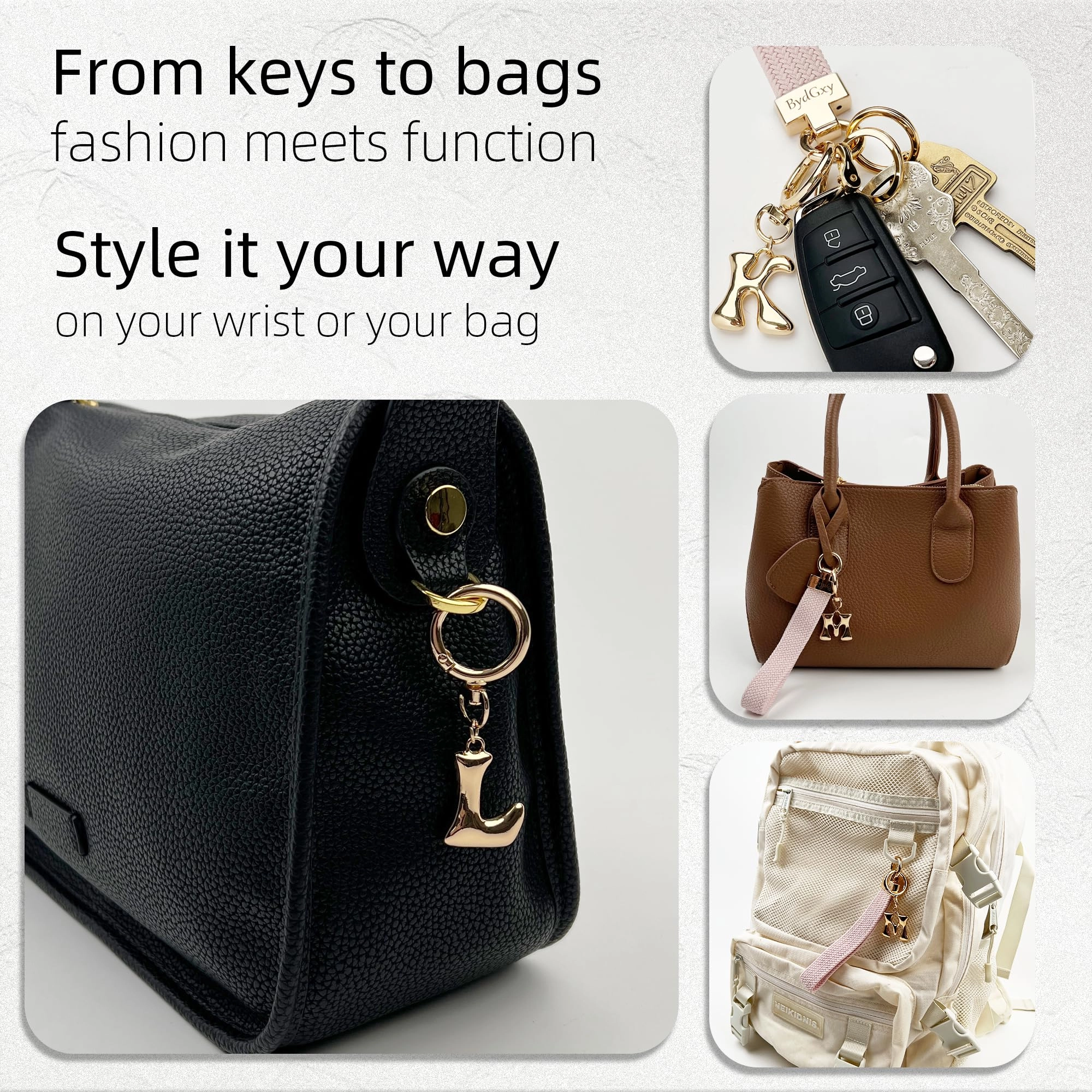 Initial Keychain - Letter