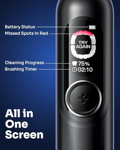 G5S - AI Smart Display 150-Day Battery 6 Brush Heads