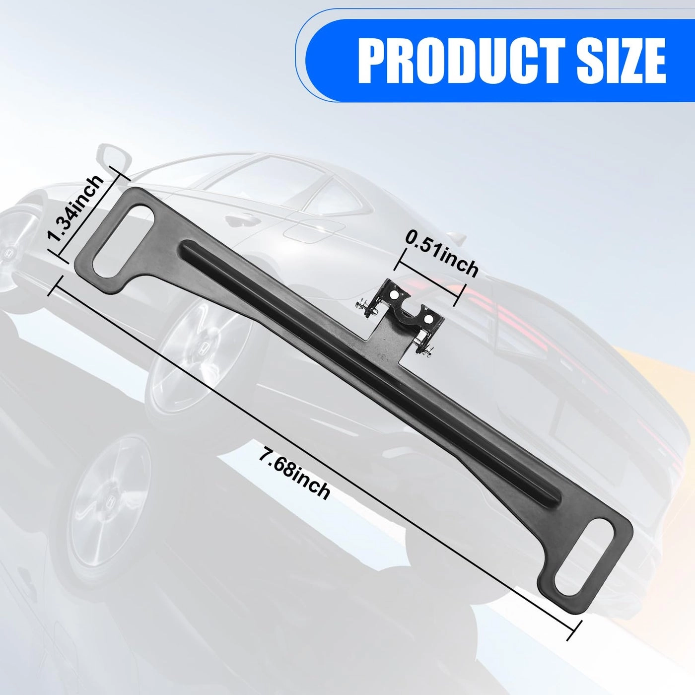 Pack-1 - Metal Waterproof License Plate Mount