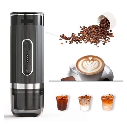 Portable Coffee Maker - coffee powder and capsules