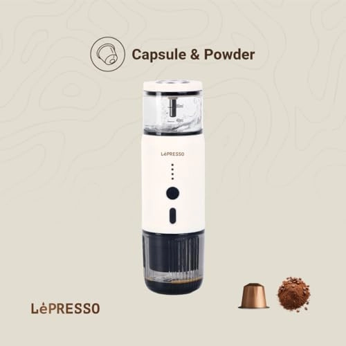 Portable Espresso Coffee Machine - 0.08 Liter Nespresso & Coffee Powder