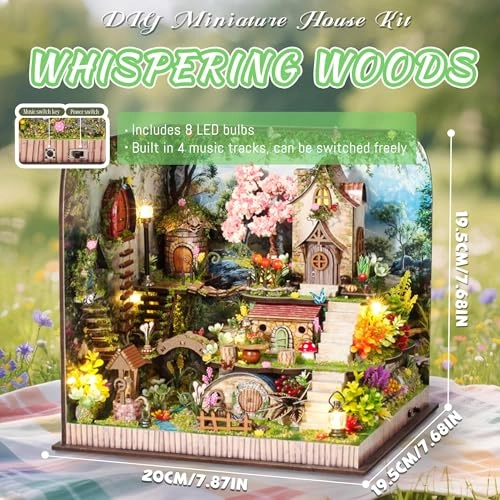 DIY Miniature House Kit - Whispering Woods