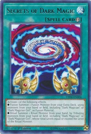 Yu-Gi-Oh! Secrets of Dark Magic - LED6-EN004 - Rare 1st Edition