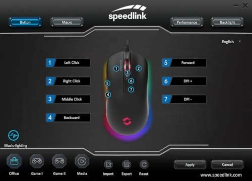 Taurox Gaming Mouse - USB