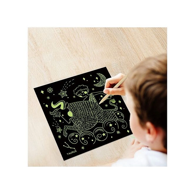 Luminous Scratch Art Card - 3+ years