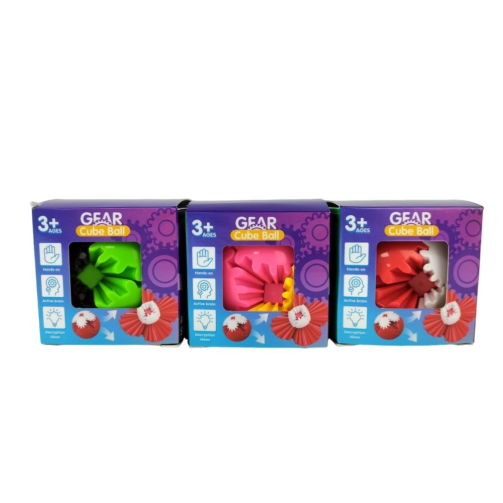 Gear Cube Ball - Suitable for 3 years & above 1pc
