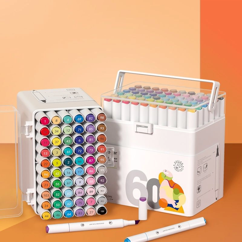 Dual Tip Markers - Multi Colour broad chisel and fine pointnibs
